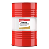 Front image of Sinopec L-CKD 100 Heavy Duty Industrial Gear Oil drum of 200L.
