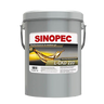 Front image of Sinopec L-CKD 220 Heavy Duty industrial Gear Oil pail of 18 L.