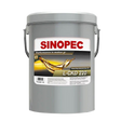 Front image of Sinopec L-CKD 220 Heavy Duty industrial Gear Oil pail of 18 L.