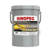 Front image of Sinopec L-CKD 320 pail of 18L.