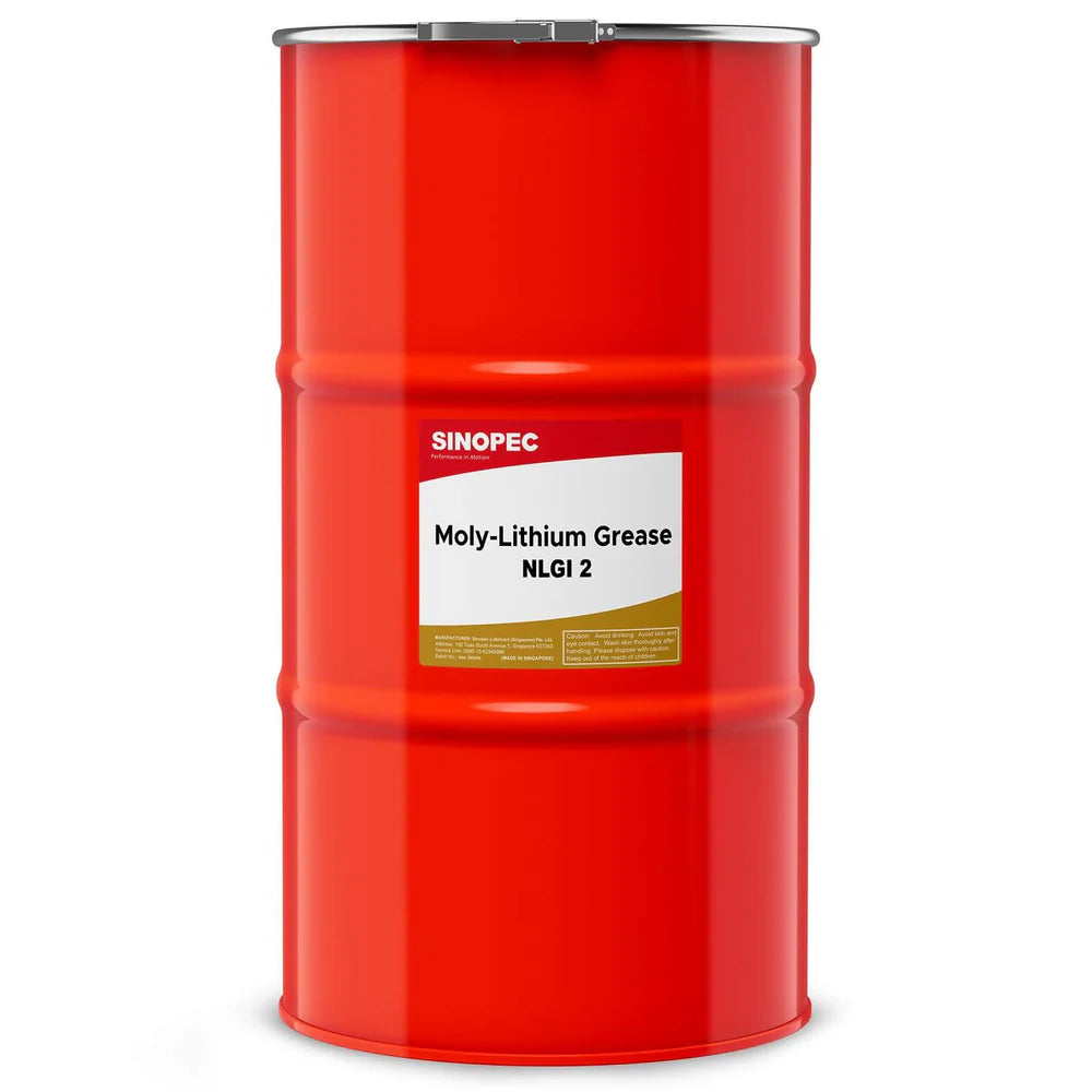 Front image of Sinopec Moly-Lithium Grease NLGI 2 keg of 54 kg.