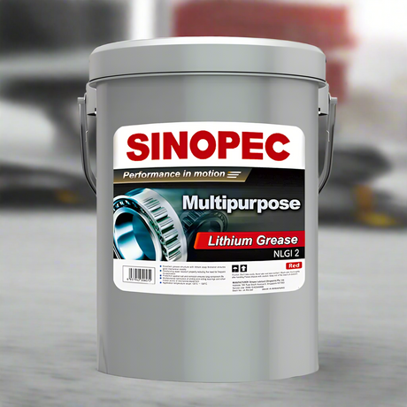 Sinopec_Multipurpose_Lithium_Grease_NLGI_2_Red_Pail