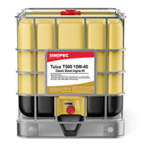Front image of Sinopec Tulux T500 15W-40 Classic Diesel Engine Oil IBC tote of diesel engine oil 1000 L.
